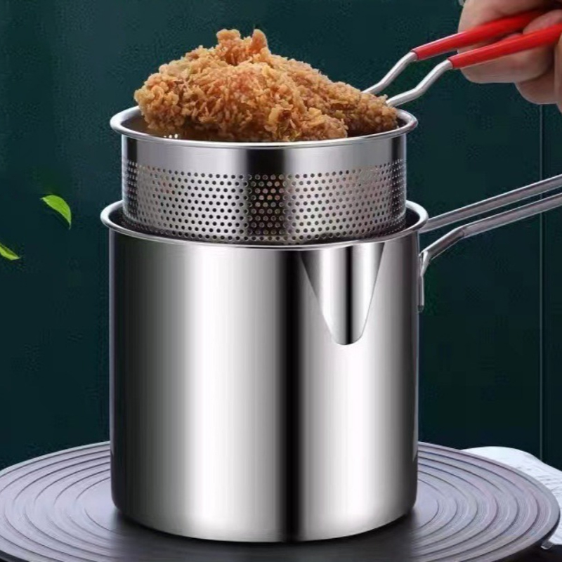 Commercial Kitchen Appliance - 304 Stainless Steel Deep Fryer With
