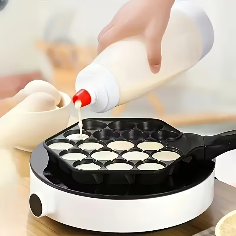 Dough Mixer Machine - Pancake Batter Mixer Shaker Bottle Built-in