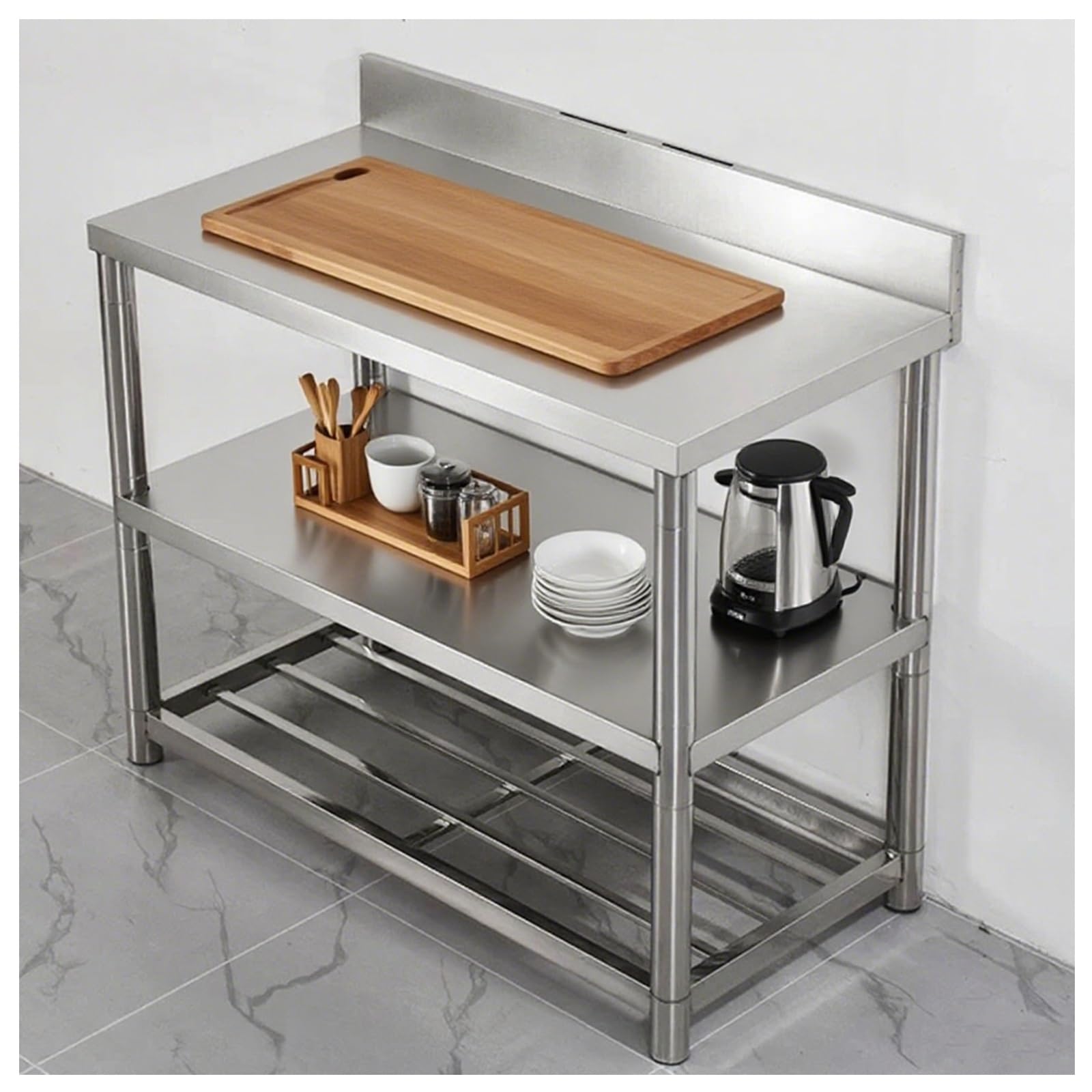 Commercial Kitchen Tables - kz-Work Table Stainless Steel Commercial Kitchen