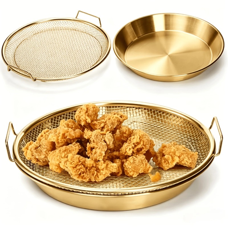 Commercial Kitchen Appliance - Gold Heavy Duty Deep Fryer Rack