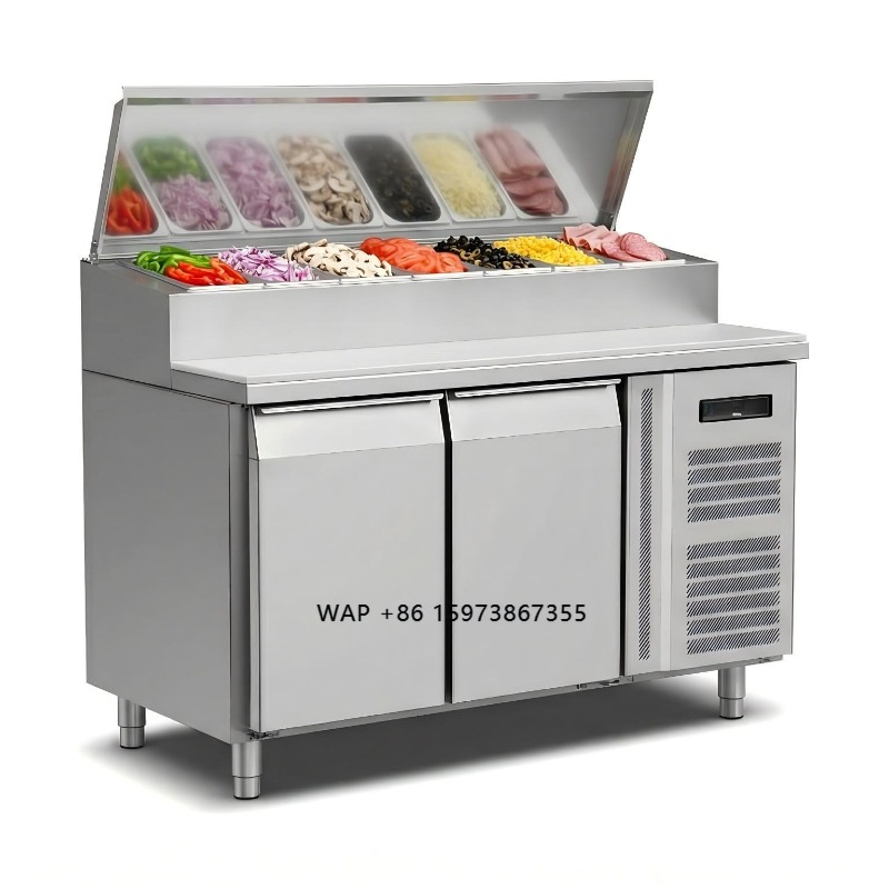 Commercial Kitchen Tables - OEM Counter Fridge Sandwich Prep 2