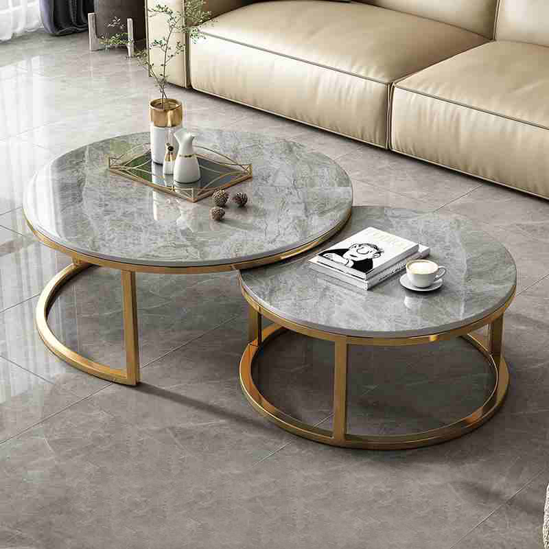 Commercial Kitchen Tables - Nordic Luxury Marble Top Coffee Table