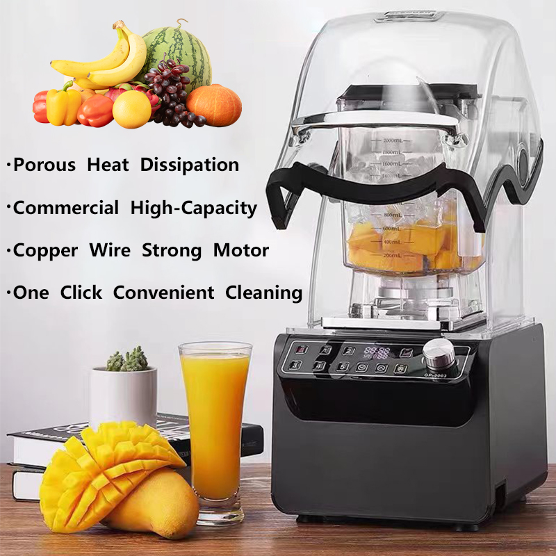 Commercial Blender Heavy Duty - 1800W Commercial Ice Blender Machine Heavy