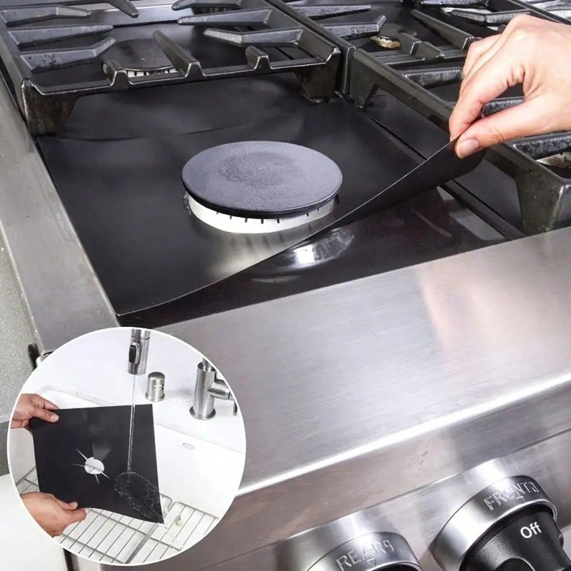 Commercial Kitchen Gas Stove - 2/4/6/8 Pcs Gas Stove Protector Cooker