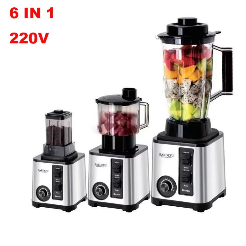 Commercial Blender Heavy Duty - 220V- 3L 6 in 1 Blender
