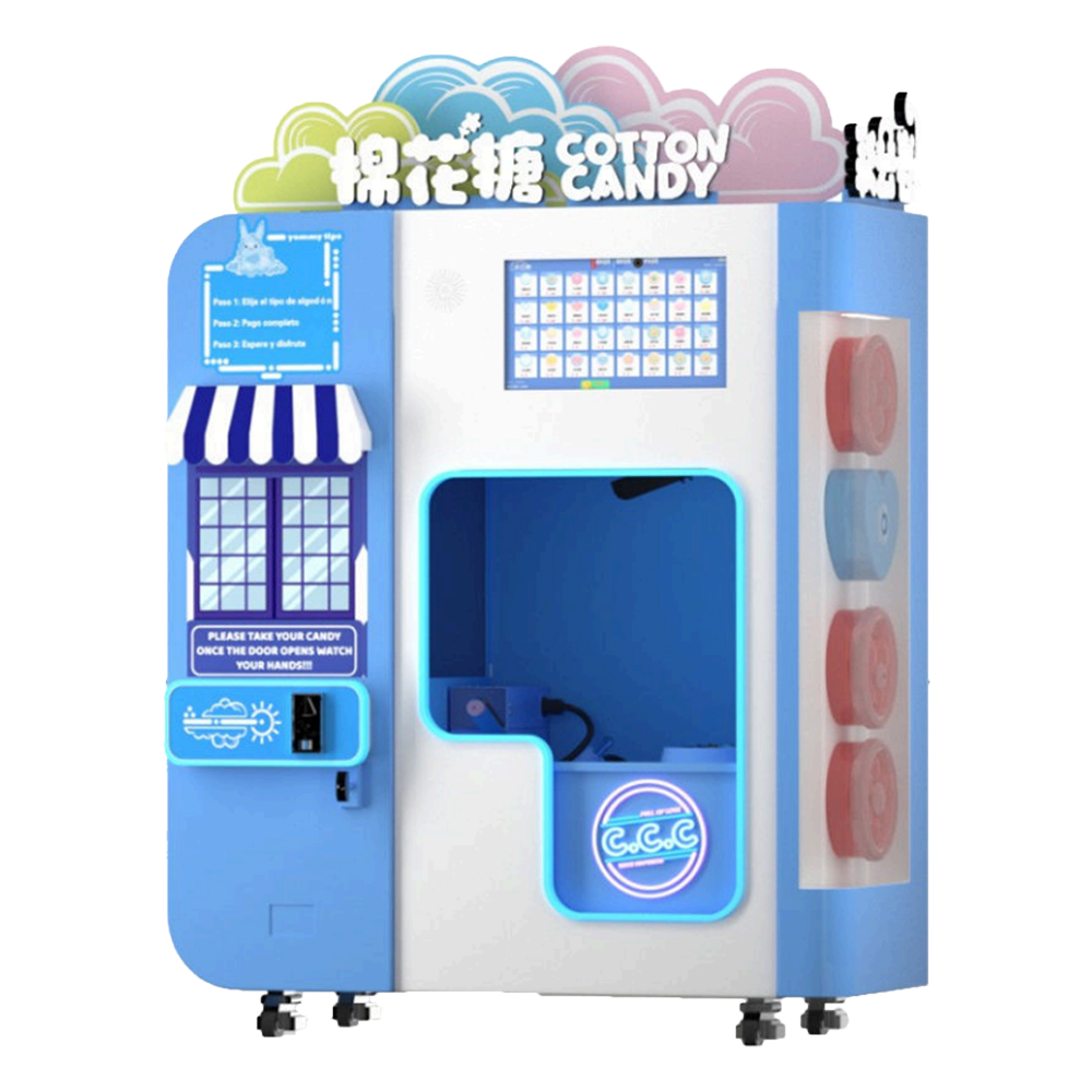 Commercial Pink Sugar Cotton C - Candy Floss Machine Commercial recension och pris