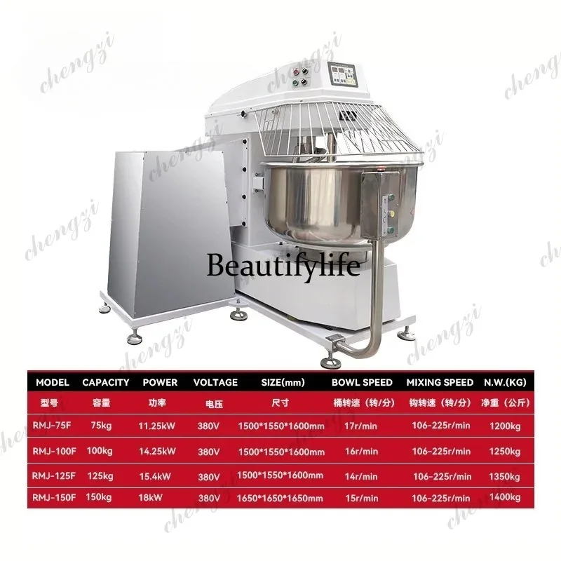 HR  New 150 kg Commercial Flou - Dough Mixer Machine recension och pris