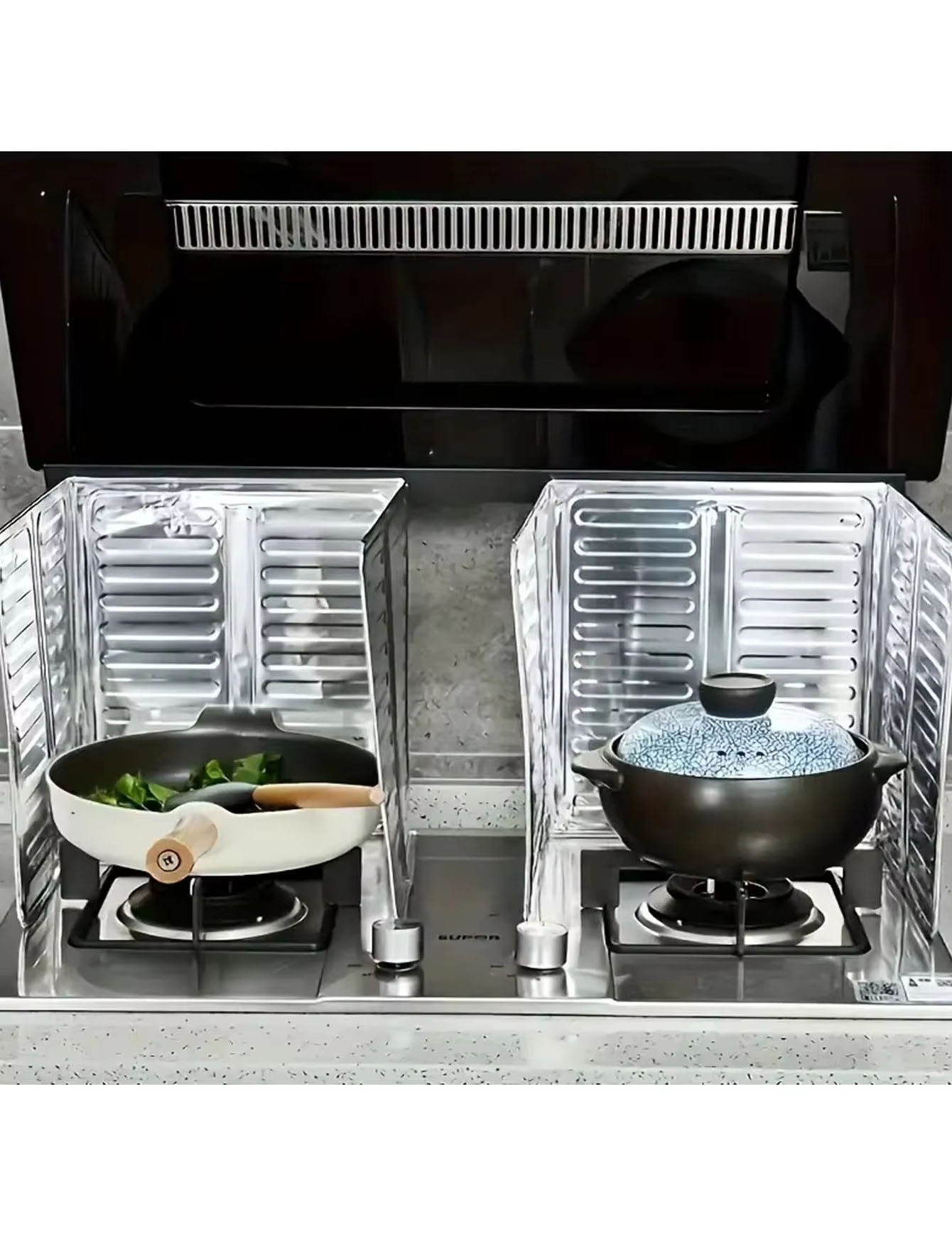 3PCS Kitchen Oil Baffle, Stove - Commercial Kitchen Gas Stove recension och pris