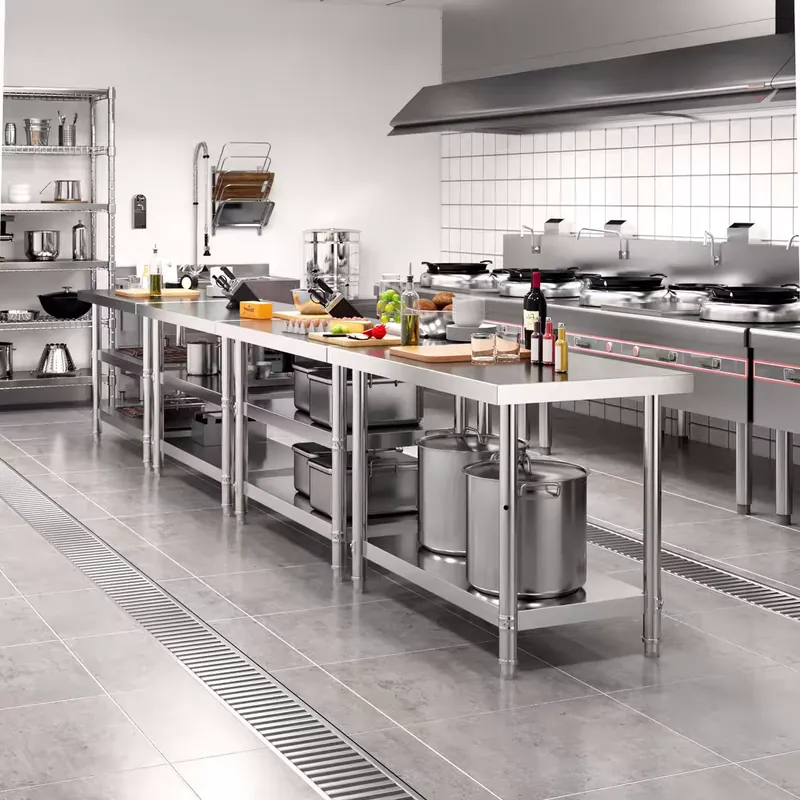 Commercial Kitchen Workbench S - Commercial Kitchen Backsplash recension och pris