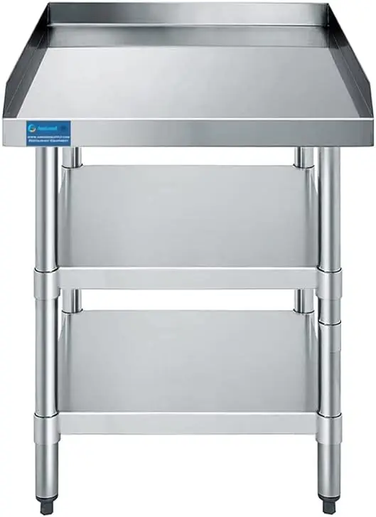 Commercial Work Table with Bac - Commercial Kitchen Backsplash recension och pris