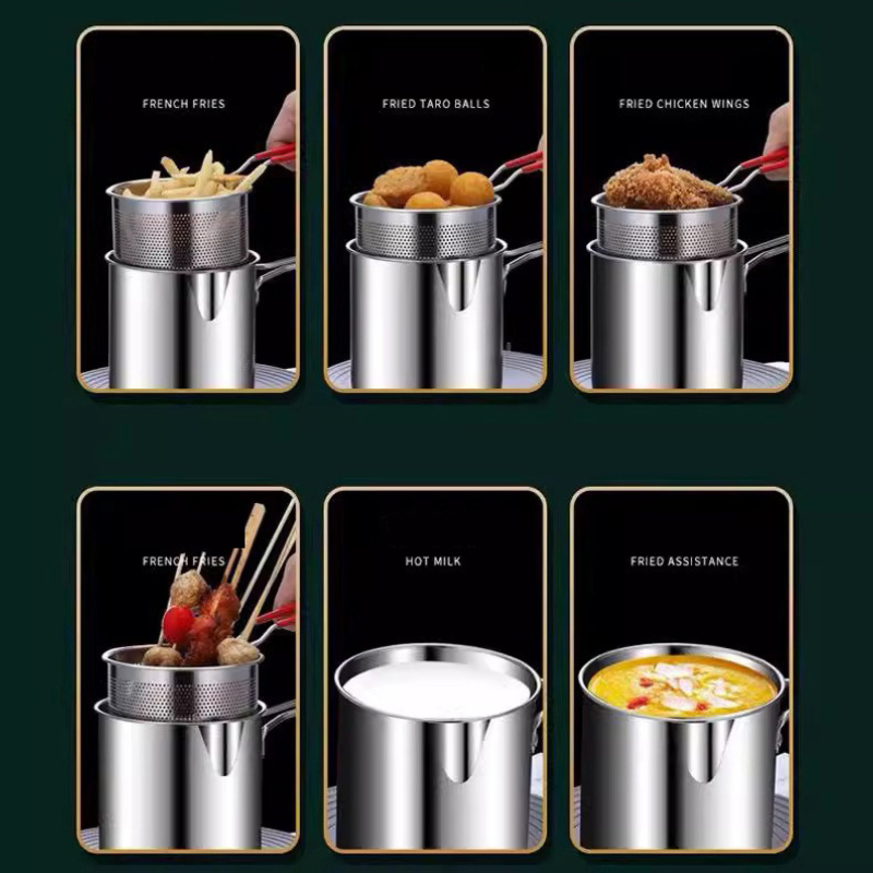 304 Stainless Steel Deep Fryer - Commercial Kitchen Appliance recension och pris