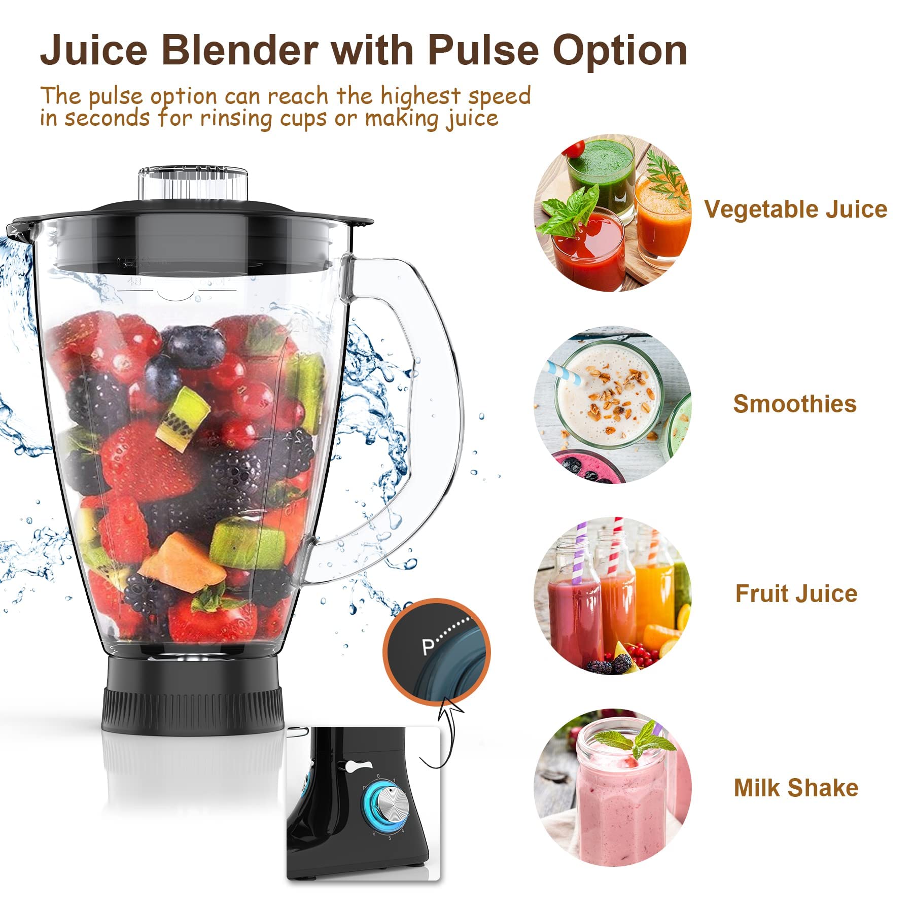Blender, Fresh Juice, Automati - Commercial Blender Heavy Duty recension och pris