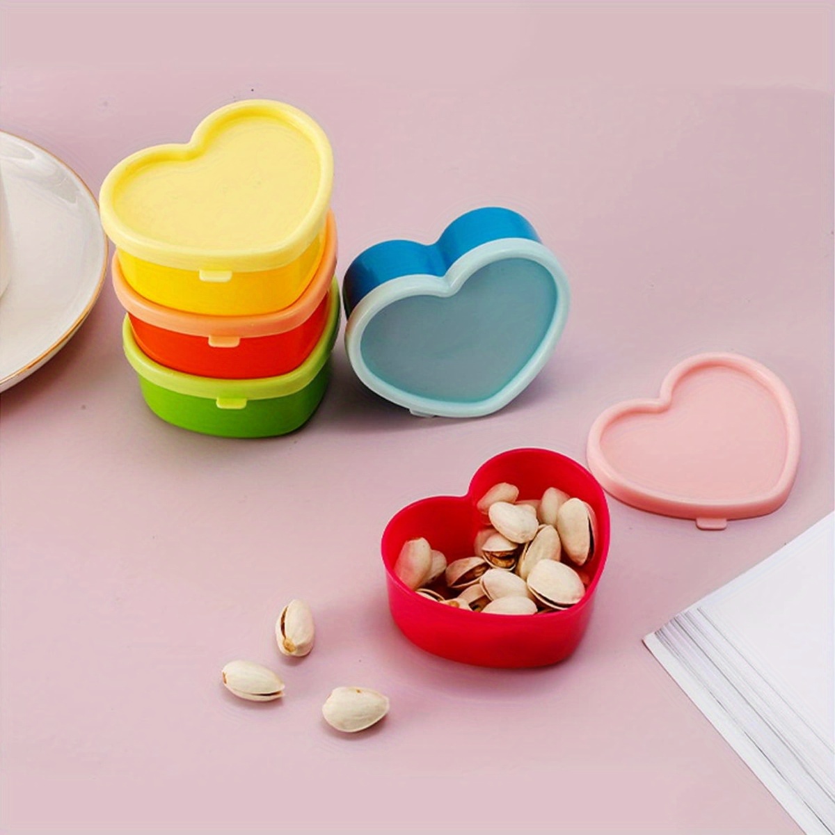 5PCS Mini Lunch Box Condiment  - Commercial Kitchen Utensil Organizer recension och pris