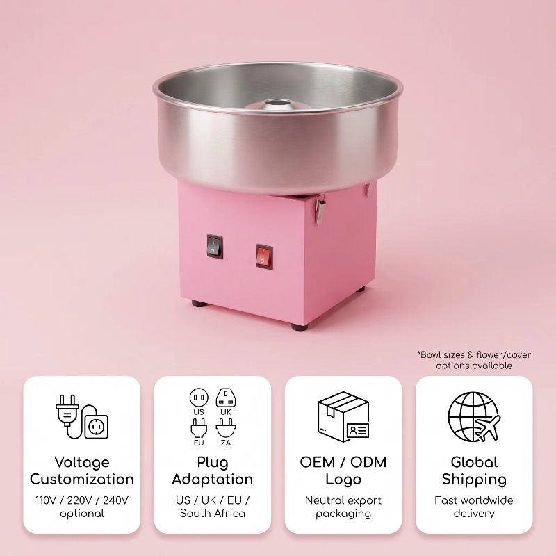 Commercial Electric Cotton Can - Candy Floss Machine Commercial recension och pris