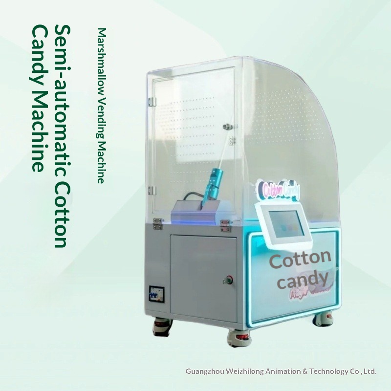 New Semi-Automatic Cotton Cand - Candy Floss Machine Commercial recension och pris