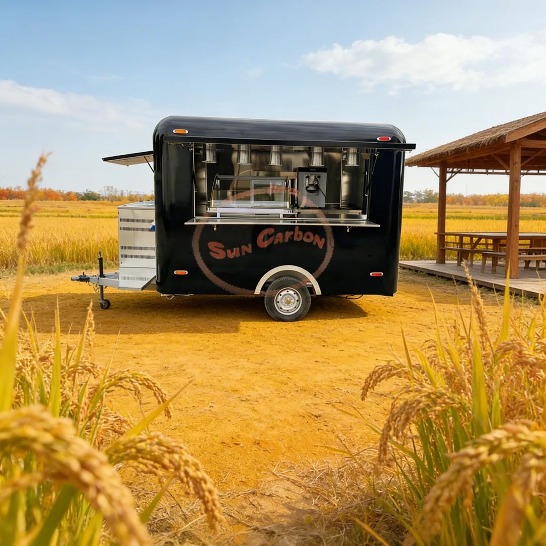 Commercial Fiberglass Food Car - Commercial Kitchen Interior recension och pris