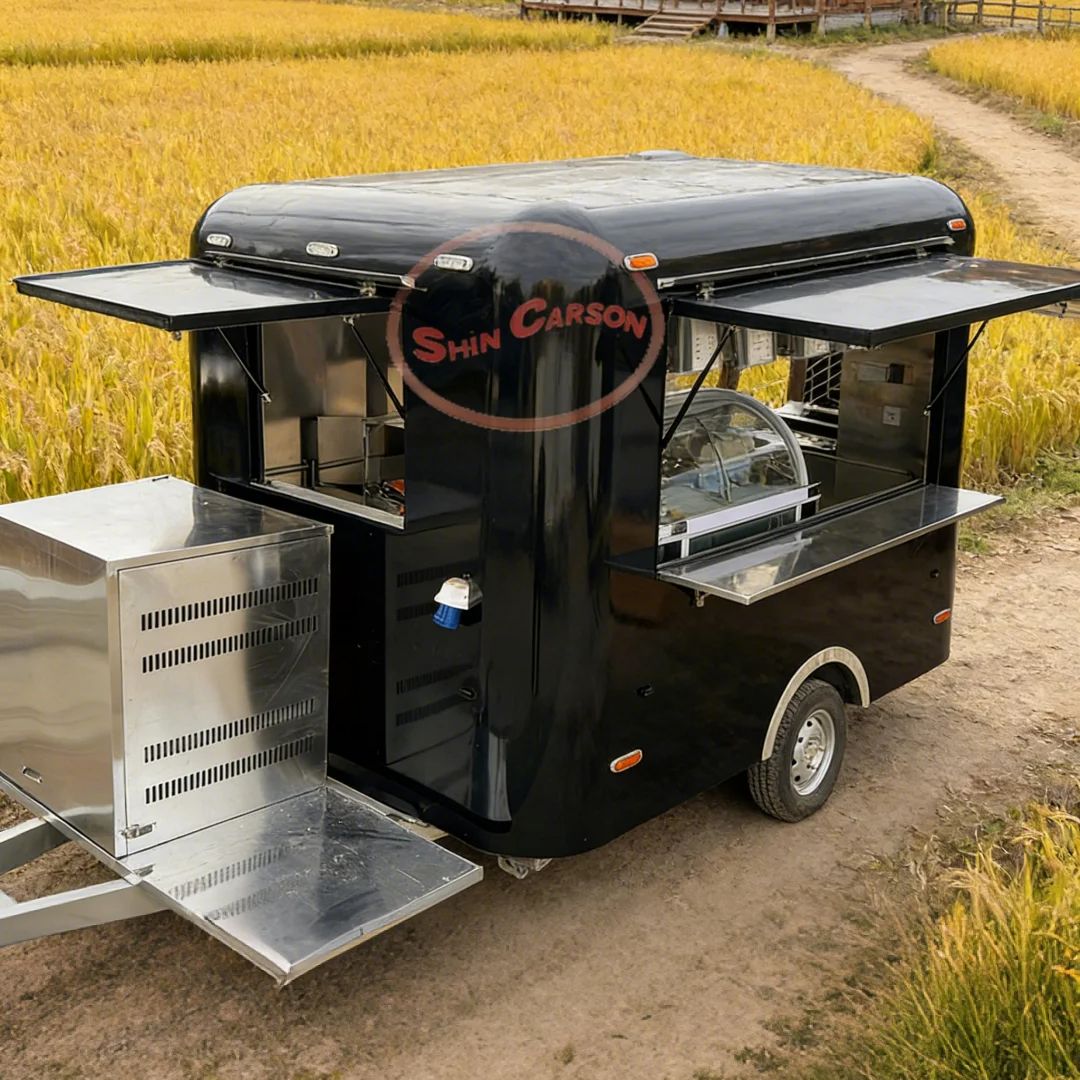 Commercial Fiberglass Food Car - Commercial Kitchen Interior recension och pris