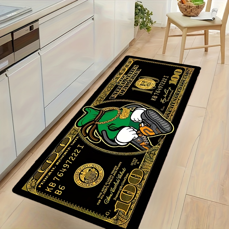 $100 Bill Pattern Area Rug,Sof - Commercial Kitchen Ideas recension och pris