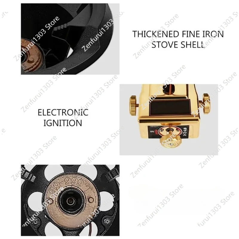 Commercial Fierce Fire Gas Sto - Commercial Kitchen Gas Stove recension och pris