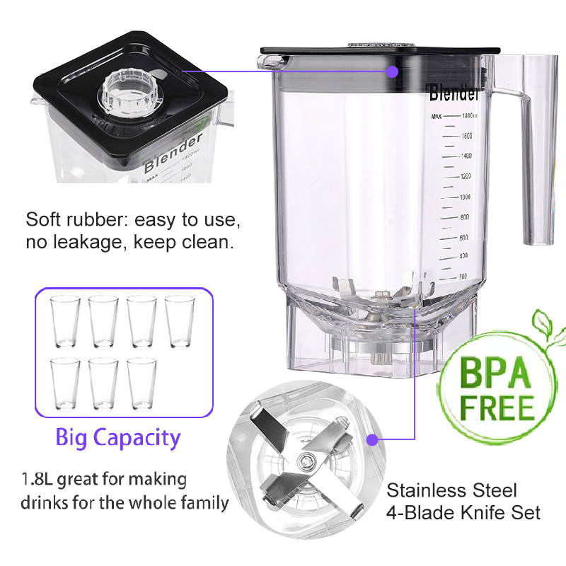 Commercial Food Processors Cou - Commercial Blender Heavy Duty recension och pris