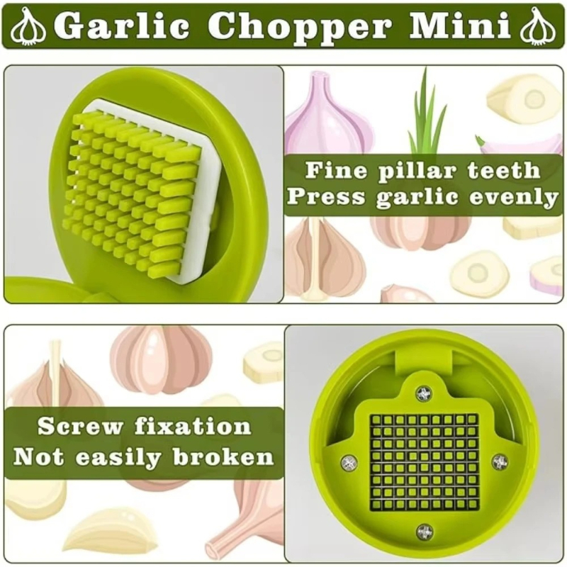 Garlic Press Chopper Manual Ga - Commercial Kitchen Utensil Organizer recension och pris