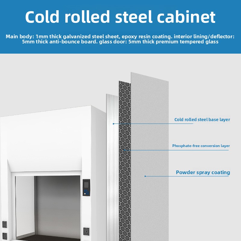 Steel Glass Edges Laboratory E - Commercial Exhaust Hood recension och pris