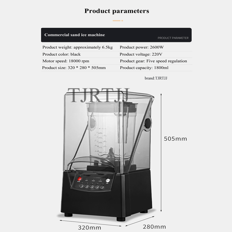 Commercial Grade Quiet Ice Ble - Commercial Blender Heavy Duty recension och pris
