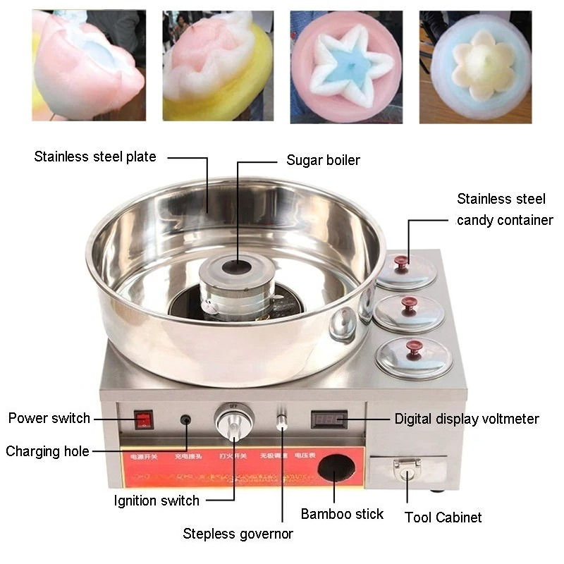 Commercial Stainless Steel Cot - Candy Floss Machine Commercial recension och pris