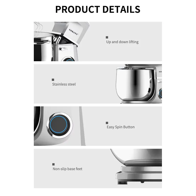 Sokany 269 High Quality Dough  - Dough Mixer Machine recension och pris
