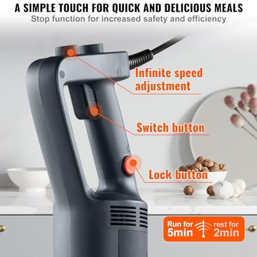 Commercial Immersion Blender,  - Commercial Blender Heavy Duty recension och pris