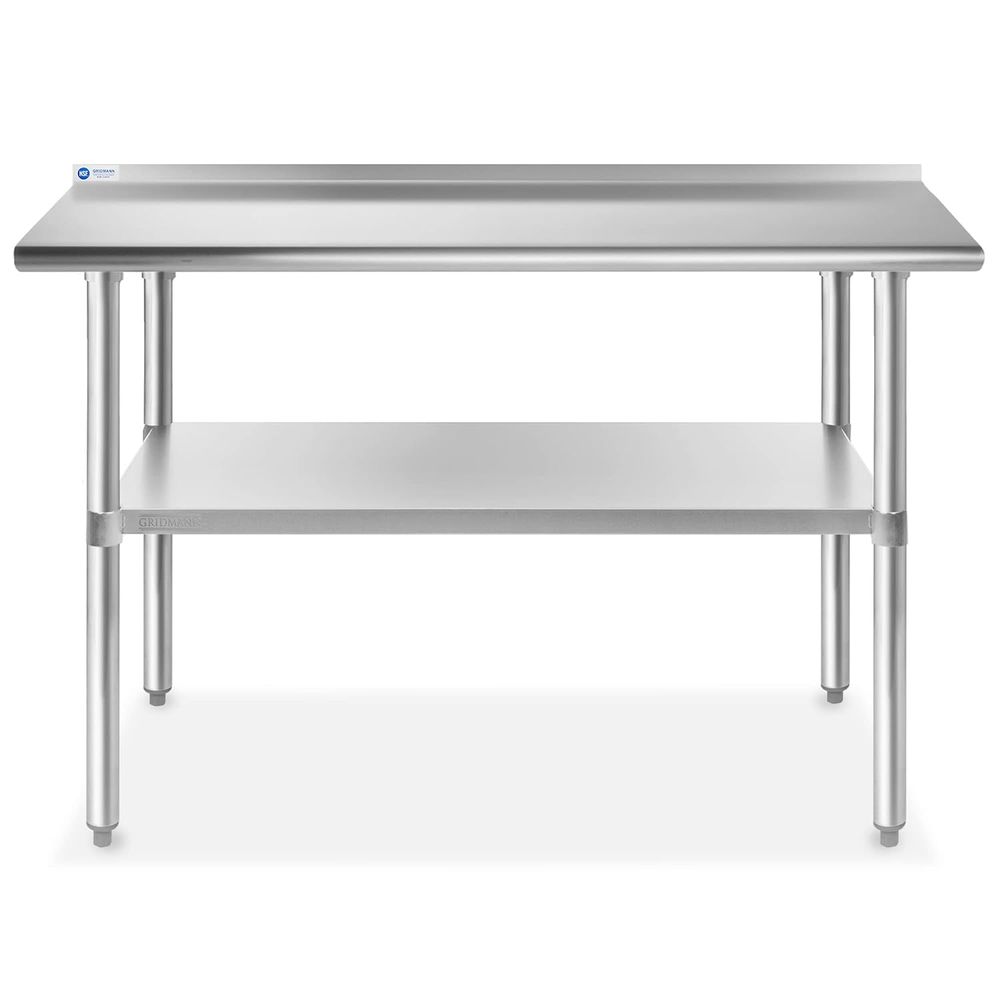 StainlSteel Kitchen Prep Table - Commercial Kitchen Backsplash recension och pris
