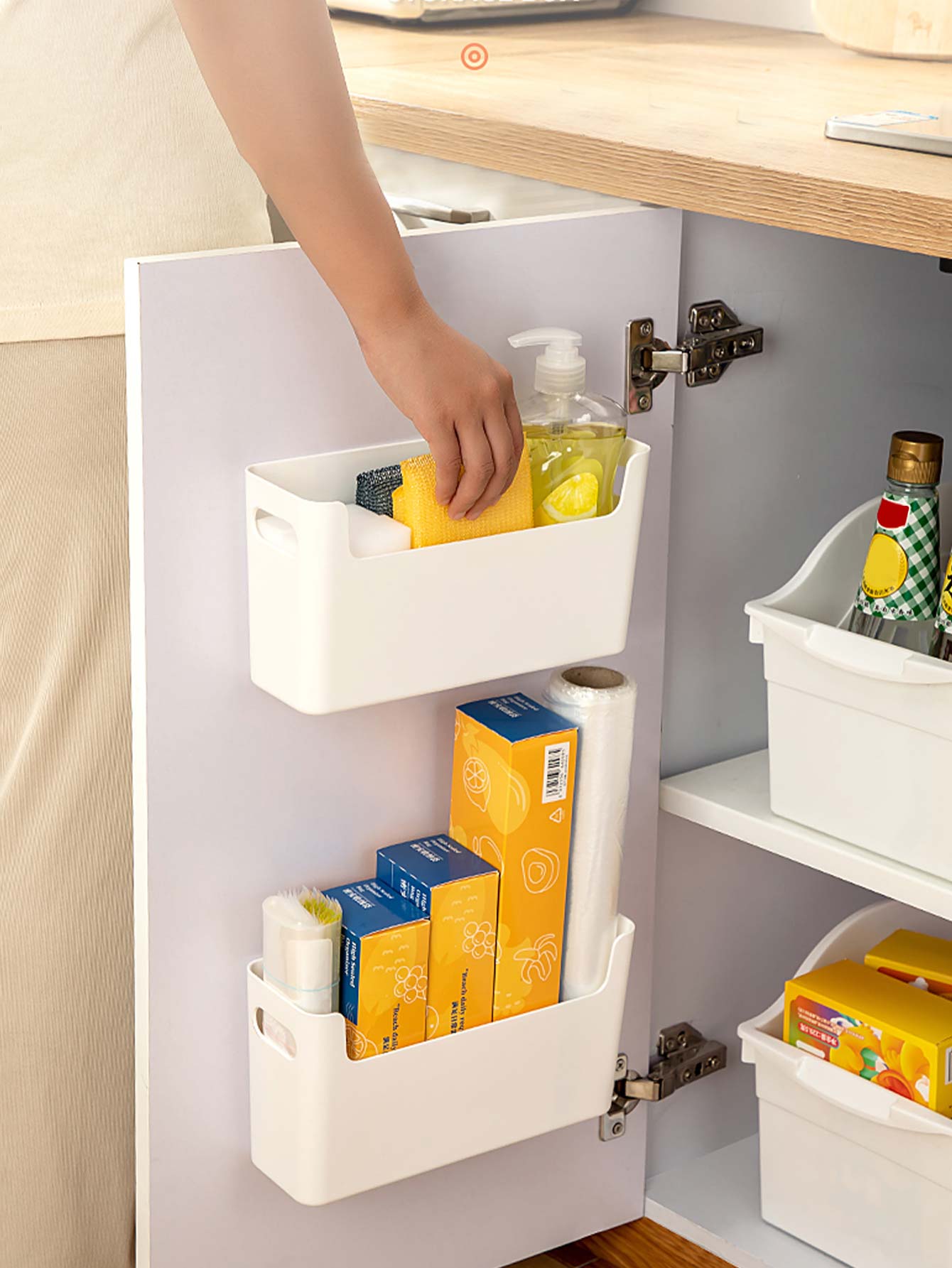 Punch Free Cabinet Door Organi - Commercial Kitchen Utensil Organizer recension och pris