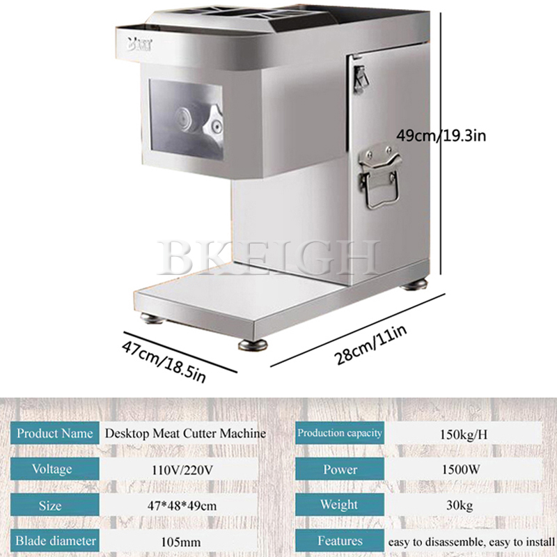 Electric Commercial Meat Cutte - Commercial Kitchen Appliance recension och pris