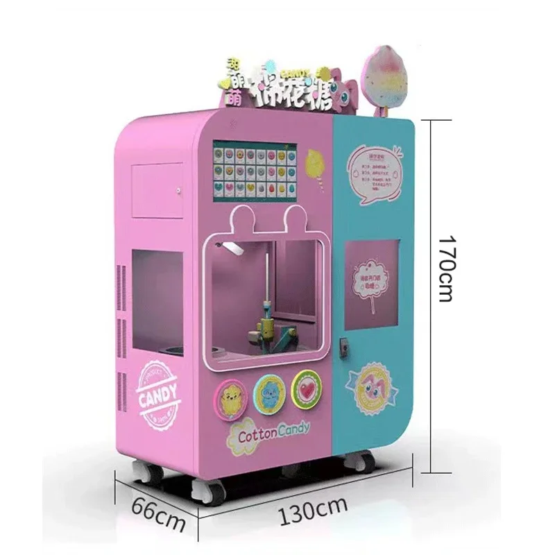 Automatic Cotton Candy Vending - Candy Floss Machine Commercial recension och pris