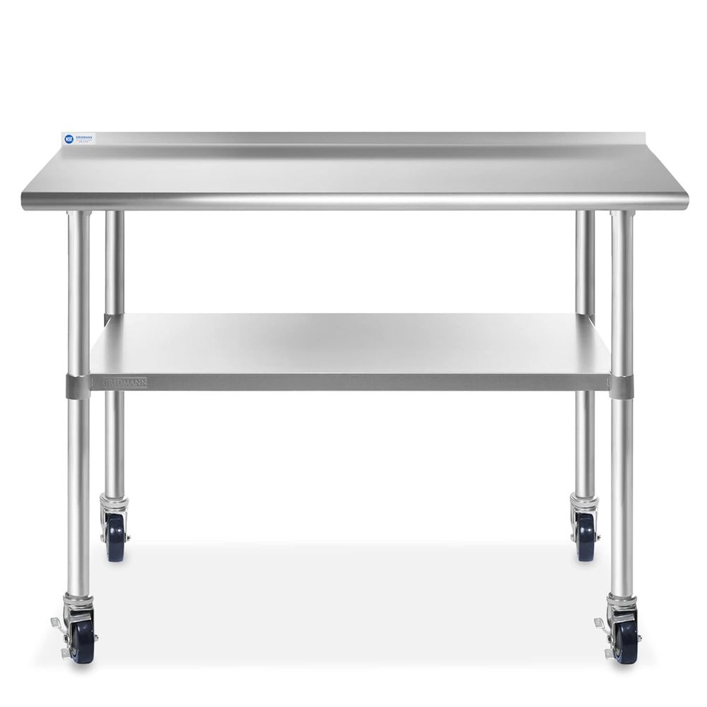 StainlSteel Table 72 in. x 30  - Commercial Kitchen Backsplash recension och pris