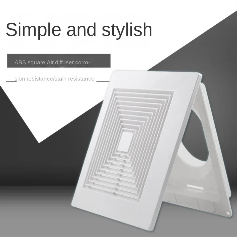 1PCS ABS Square Diffuser Air C - Commercial Exhaust Hood recension och pris