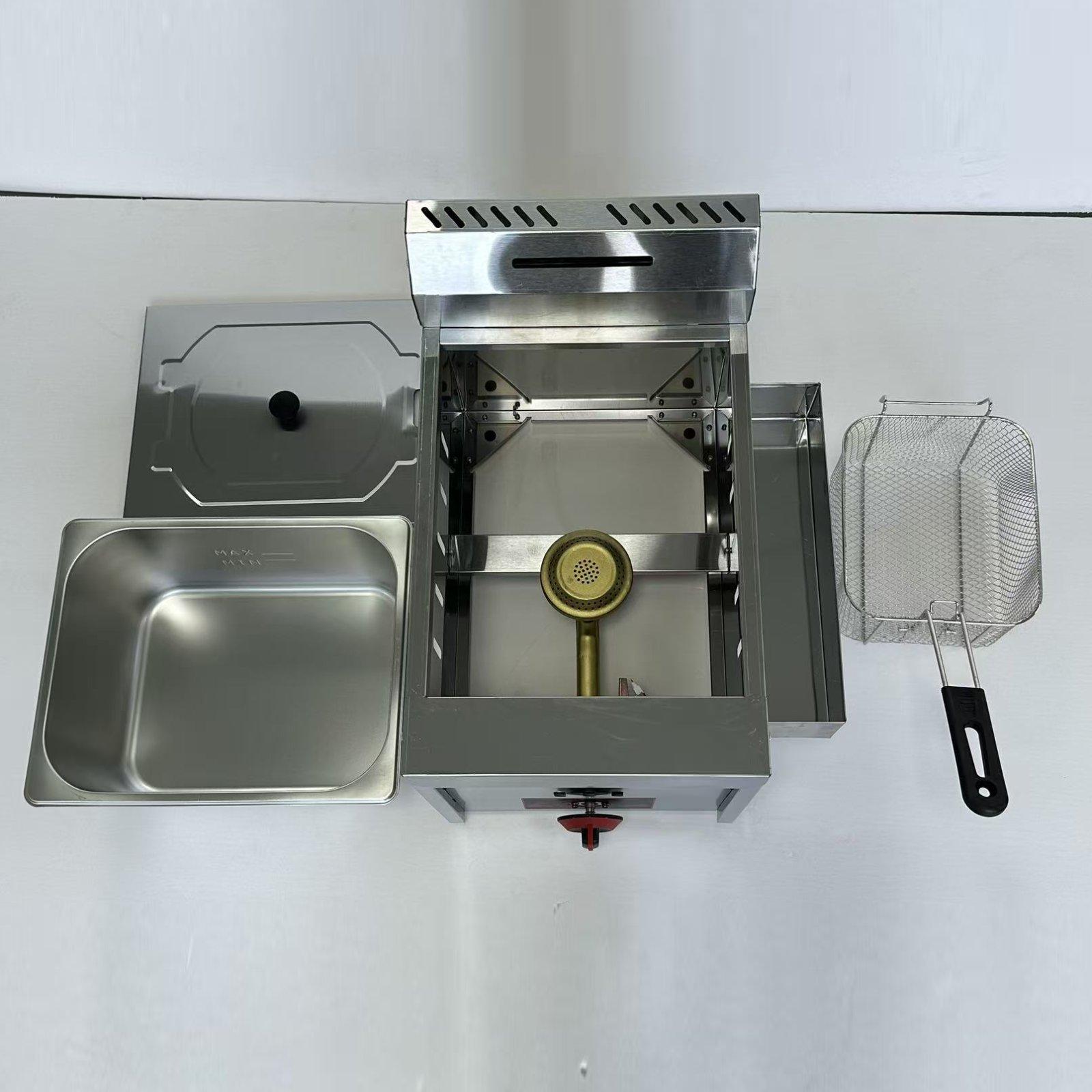 Commercial Deep Fryer Gas Frye - Commercial Kitchen Appliance recension och pris