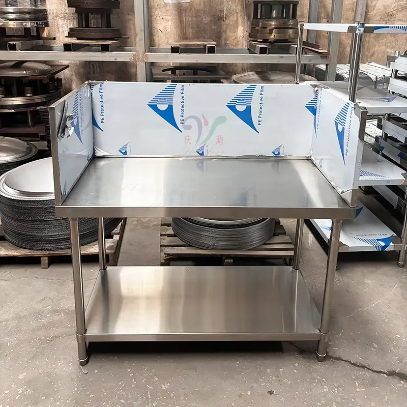 304 Stainless Steel Metal Prep - Commercial Kitchen Backsplash recension och pris