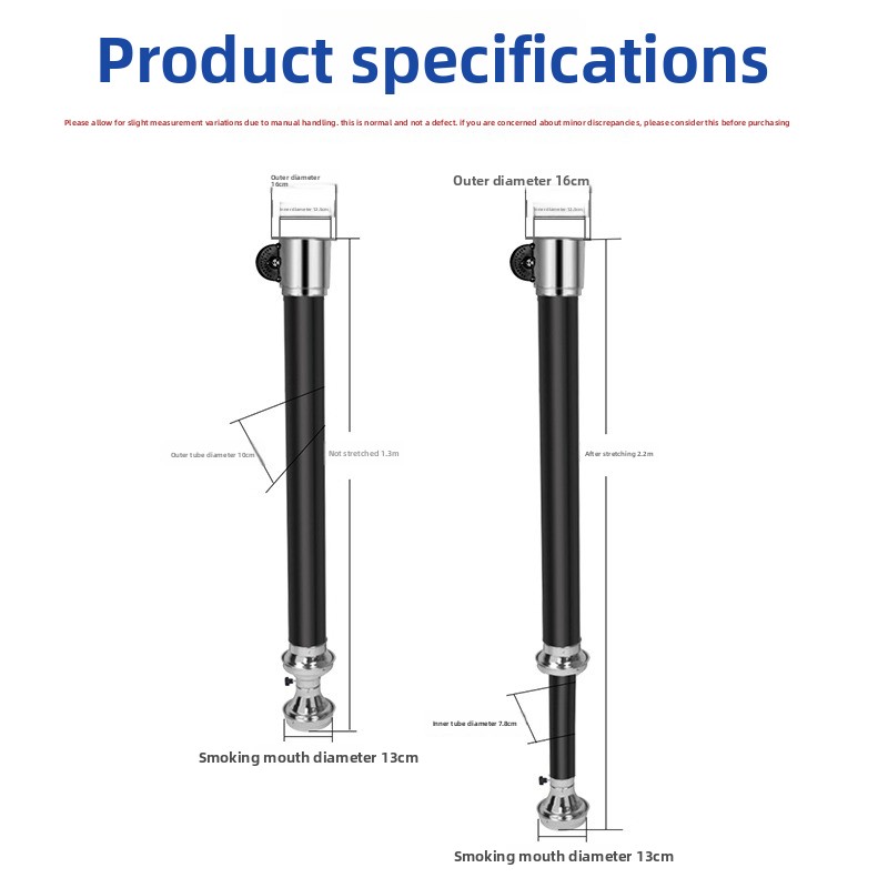 Korean BBQ Telescopic Exhaust  - Commercial Exhaust Hood recension och pris
