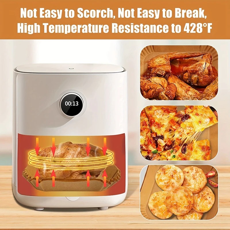 Air Fryer Paper Liners Disposa - Commercial Kitchen Appliance recension och pris