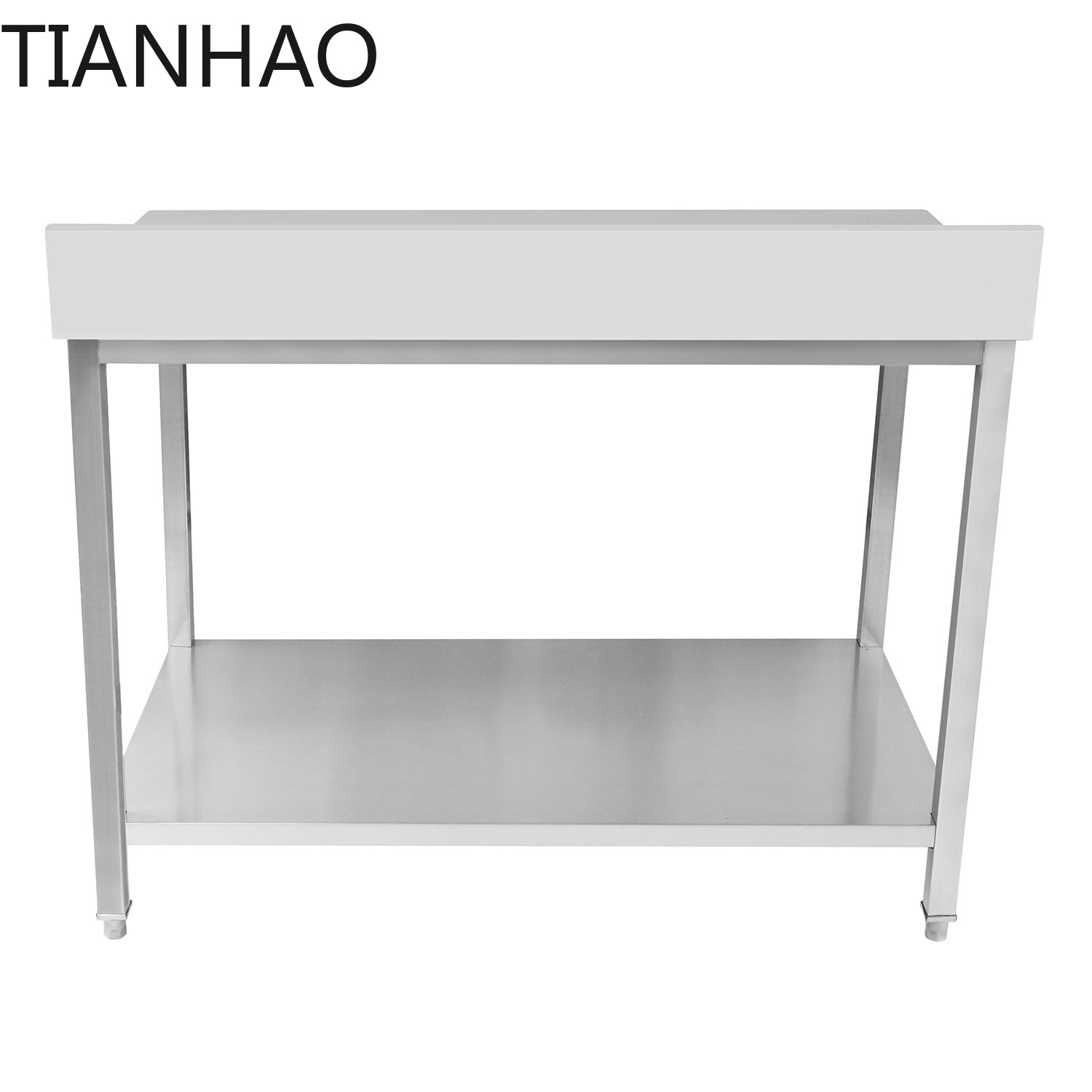 Stainless Steel Workbench Kitc - Commercial Kitchen Backsplash recension och pris
