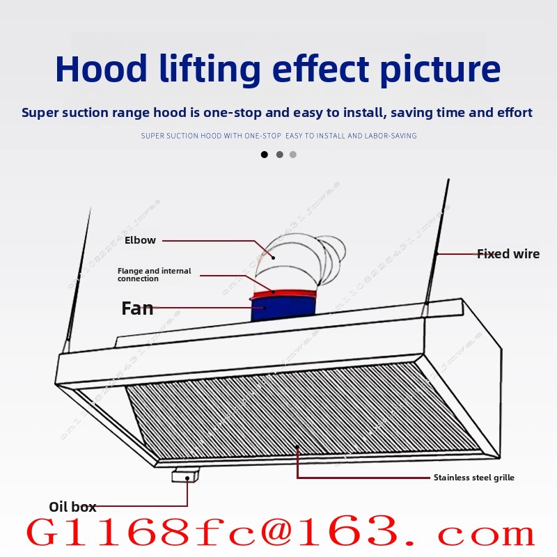 Stainless Steel Exhaust Hood f - Commercial Exhaust Hood recension och pris