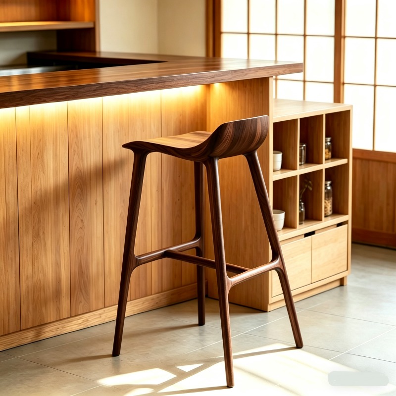 Wooden Save Space Bar Stools S - Commercial Kitchen Interior recension och pris